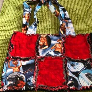 Hand made tote rag bag